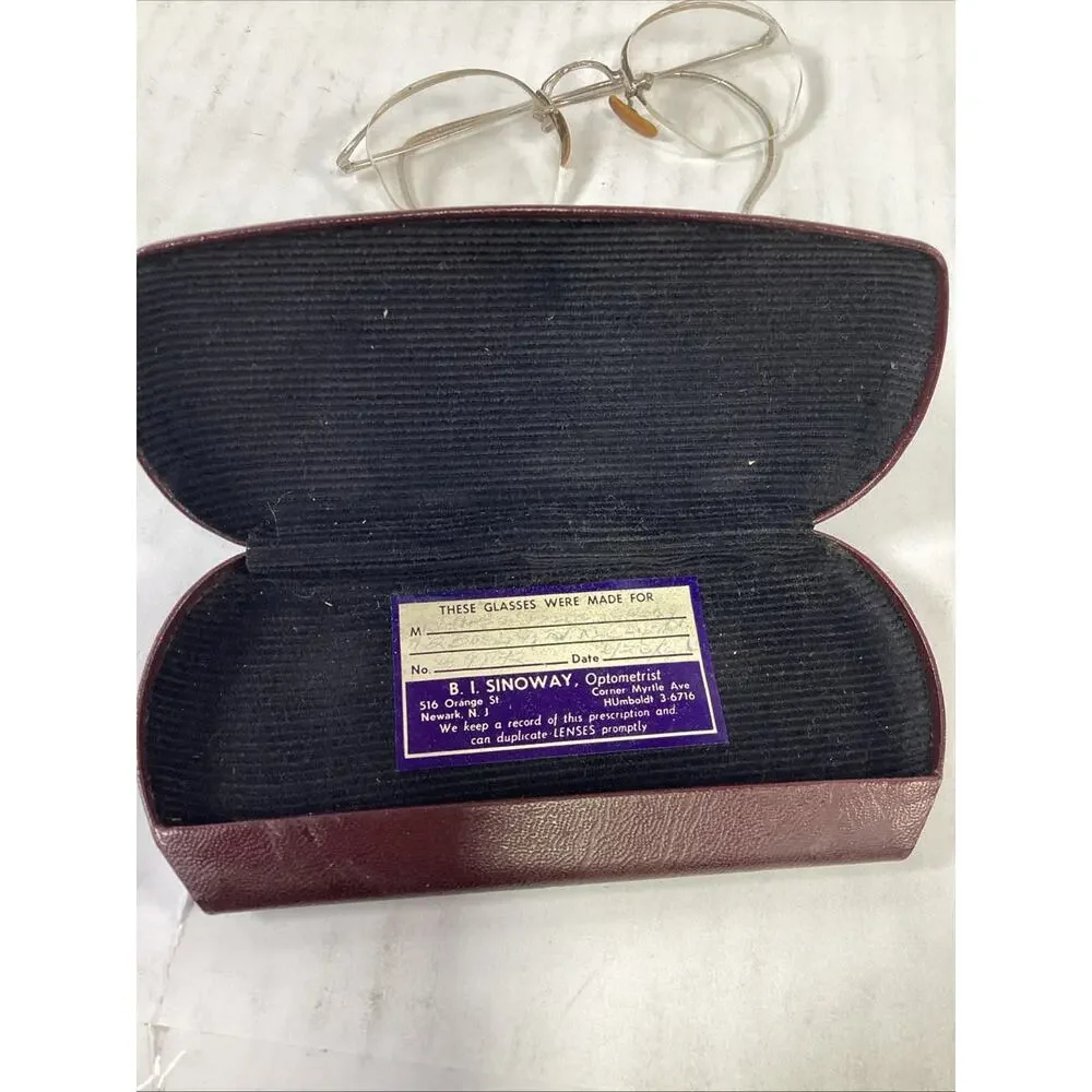 Vintage American Optical Bifocal Eyeglasses With Hard Case